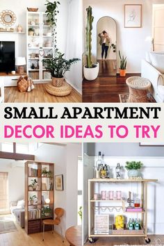 Small Apartment Living Room Ideas Apartment Decor Hacks, Small Apartment Ideas Space Saving, Small Apartment Hacks, Apartment Decorating Hacks