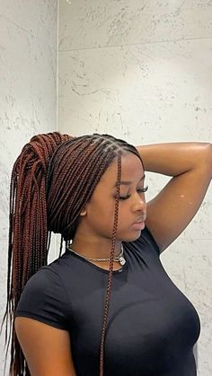 Think you know everything about box braids? Think again. It’s a staple in every black girl’s arsenal, but whether you’re a pro or a box braid newbie there’s always something to learn about this timeless style. Here’s your ultimate guide to box braids. #BlackWomenHair #HairInspo #BlackBeauty #Hairstyles #Naturalista #ProtectiveStyles #Curls #BlackHairInspo #Coils #NaturalHairJourney #BoxBraids #BraidInspo X Small Box Braids, Back To College Hairstyles Black, Burgundy And Black Braids, Burgundy Braids On Dark Skin, Braids Inspo Black Women, Color Braids On Dark Skin Women, Black And Burgundy Braids, Long Small Box Braids, Burgundy Hair Braids