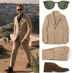 James Bond Casual, Bond Aesthetic, James Bond Suit, Bond Suits, Bond Style, Polo Shirt Outfits