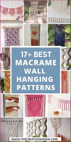 the best macrame wall hanging patterns