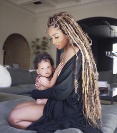 Ciara Faux Locs, Ciara Locs, Ciara Braids, Platinum Locs, Bangs Inspiration, Boho Goddess Locs, Blonde Locs, Ciara Hair, Curly Faux Locs