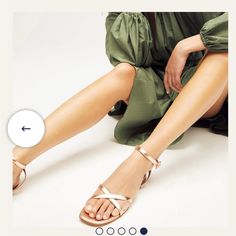 Gorgeous, Like New! Flat Sandals For Women, Elegant Flats, Modern Shoes, Unique Fits, Sandals For Women, Womens Sandals Flat, How To Slim Down, Strappy Sandals, Flat Sandals