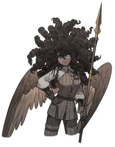 나팔/Horn on Twitter: "🦅👼 https://t.co/ZBVcAwddzd" / Twitter Anime Outfit, Dnd Art, Oc Ideas, Afro Art, Half Blood, Character Ideas, 영감을 주는 캐릭터, Female Character Design