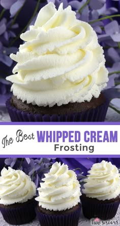 the best whipped cream frosting for cupcakes