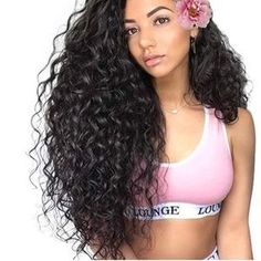 Accessories | 36 Lace Front Brazilian Loose Wave Wig Nwt | Poshmark Full Lace Wig Glueless, American Hairstyles, Brazilian Hair Weave, Cheap Human Hair, Queen Hair, Human Virgin Hair