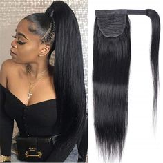 West Kiss 100% Human Hair Extensions 14-24inch Ponytails Are On Sale. Buy Straight Hair Ponytail At a Cheap Price. Ponytails Extension, Wrapped Ponytail, Ponytail Straight, Human Hair Ponytail Extensions, Human Hair Ponytail, Straight Hair Extensions, Straight Ponytail, 100 Human Hair Extensions, Clip In Ponytail