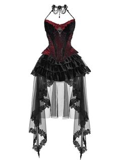 ❤dutchess gothic velvet long-tail belted suspender tulle dress suit❤︎ Steampunk Corset Dress For Halloween Party, Halloween Costume Corset Dress With Corset Back, Halloween Corset Dress For Costume Party, Halloween Party Underbust Corset Dress, Halloween Party Overbust Corset Dress, Halloween Costume Party Corset Dress, Steampunk Overbust Dress For Costume Party, Gothic Corset Dress With Corset Back For Halloween, Punk Underbust Corset Dress For Party