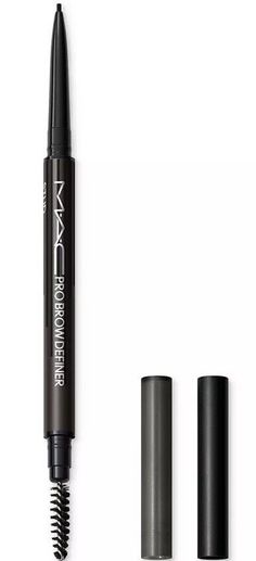 MAC Pro Brow Definer 1mm-Tip Brow Pencil 100% Authentic CHOOSE YOUR SHADE, NEW IN BOX She's fine! Meet your pin-thin 24-hour tool. MAC's finest brow definer to date draws in hair-like strokes in the flick, flick, flick of a wrist with a 1mm precision tip. Fourteen true-to-you shades serve up fuller-looking brows all day with a buildable and customizable formula with waterproof and smudge-proof wear. Plus, a unique blend of carnauba wax combined with castor, argan and coconut oils helps pigments glide on with Pro-level precision to resist tugging and breakage while providing ultra-smooth, even color payoff. Fill in sparse areas, detail and shade or completely exaggerate your shape with this fool-proof pencil made for minimal to maximal looks. Then, flip it over and use the Artist-approved s Eyebrow Liner, Fool Proof, Brow Definer, Mac Pro, Brow Pencil, Brow Pencils, Be True To Yourself, Eyebrows, Health And Beauty