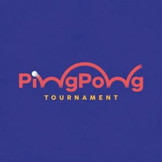 the logo for ping pong tournament