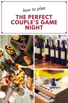 how to plan the perfect couples game night with wine, cheeses and appetizers