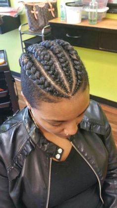 Cornrow Undercut, Cornrows With Shaved Sides, Black Hair Braid Styles, Tapered Natural Hair, Braided Hairstyles For Black Women Cornrows, Natural Hair Cuts