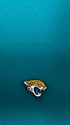 the jacksonville dolphins logo on a blue background