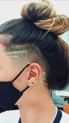 Undercut Long Hair Sidecut, Undercut Sidecut, Sidecut Designs, Side Undercut Short Hair, Side Shave Long Hair Women, Soft Undercut Long Hair, Side Parted Undercut, Womens Side Shaved Hair Long, Women’s Haircut Shaved Side