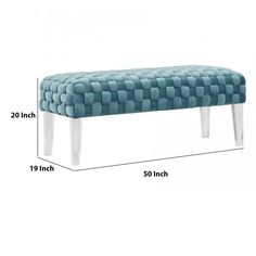 an image of a bench with measurements for the seat and footrests on it