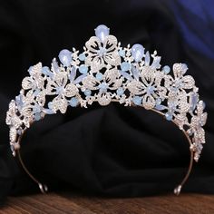 49790476550426 Baroque Crown, Crown Women, Crown Hair Accessories, Hair Accessories Tiara, Tiaras Jewellery, Flower Tiara, Crown Pattern, Crown Hair, Tiara Hairstyles