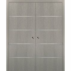 an aluminum cabinet with two doors and three drawers