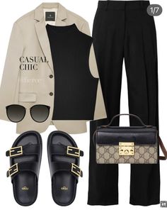 Fendi Outfit, Allana Davison, Smart Casual Women Outfits, Smart Casual Women, Casual Luxe, Modesty Outfits, Casual Outfit Inspiration, Travel Outfits, Black Formal