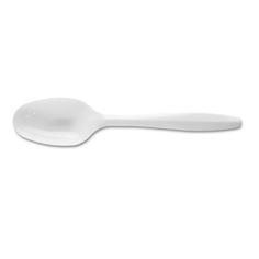 a white spoon on a white background