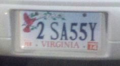 the license plate for 2 sasy is shown in this photo, with an image of a bird on it