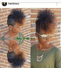 Braids With Shaved Sides, Tapered Sides, Shaved Side Hairstyles, Shaved Hair Designs, Tapered Natural Hair, Natural Hair Cuts, Natural Hair Short Cuts, Quick Weave Hairstyles