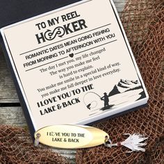 a keychain with a poem attached to it