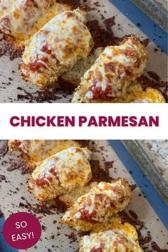 chicken parmesan is an easy and delicious appetizer that's ready in under 30 minutes