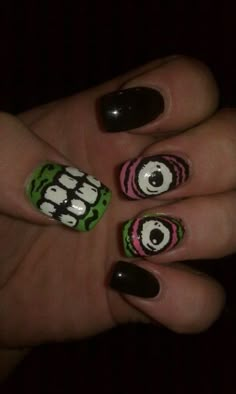 Creepy Nails, Zombie Nails, Monster Nails, Grunge Nails, Kawaii Nails