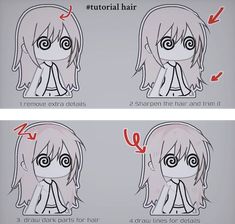 Gacha Oc Tips, How To Draw Gacha Hair, Gacha Life Oc Ideas Hair, How To Draw Gacha, Shark Drawing Tutorial, How To Edit Gacha Hair, Gacha Comic, Gacha Edit Tutorial, Hair Shading Tutorial