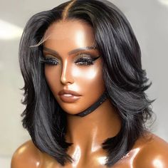 Buy Delicate Handcraft Layered Lightweight Undetectable 5x5 Closure Lace Wig | Limited Design - LUVMEHAIR ✔️ Limited & Unique Designs. Made by Senior Stylists ✔️ Classy & Breezy Layered Cut ✔️ Can Be C, Mid, or Side Parted ✔️ Low Maintenance & Time-saving ✔️ Glueless. Zero Skill Needed Free Exquisite Gift Packs & Wig Cap. Free Shipping+Returns. 1500+Customer Reviews. Invisible Lace, Layered Cut, Human Hair Color, Best Wigs, Short Bob Wigs, Closure Wig, Bob Wig, Short Wigs, Black Natural Hairstyles