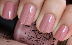 OPI Chocolate Nude Muted Nail Colors, Short Toe Nails, Opi Chocolate, Nails Routine, Light Pink Nail Designs, Light Pink Nails, Nude Nail, Beauty Party, Nail Colours