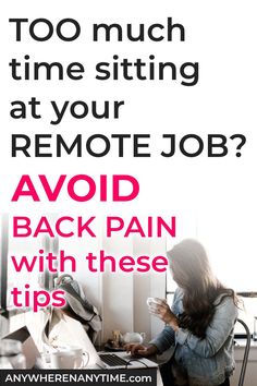 Got a stiff back from sitting for too long while working at home? It's perfectly normal by the way. The more you sit, you more you need to get up and move your body. Need some easy ways to get started? Read these tips! Family Schedule