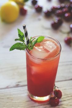 a close up of a drink on a table