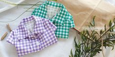 Gingham Shirts Extra light weight and stretch Available in two colors - blue, purple Please order carefully after measurement pet size Actual colors may vary from the color on your screen due to monitor color restrictions. Made in korea Dog Top, Gingham Shirt, Dog Dresses, Dog Clothes, Pet Clothes, One Shoulder Blouse, Gingham, Top Shirt, Button Down Shirt