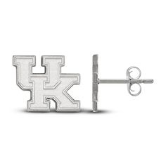 Show everyone what real collegiate pride is about with these meaningful University of Kentucky stud earrings. Fashioned in sterling silver, the earrings secure in place with friction backs. Jared The Galleria Of Jewelry, University Of Kentucky, Earrings Sterling Silver, Sterling Silver Earrings Studs, Sterling Earrings, Fashion Earrings, Kentucky, Sterling Silver Earrings, University