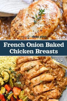 These French Onion Baked Chicken Breasts will blow your mind with all the flavors of the incredible soup, but less hassle! Impress the whole family with super juicy, golden-brown chicken smothered in caramelized onion sauce! Chicken Smothered, Baked Chicken Breasts, Brown Chicken, Onion Sauce, Caramelized Onion, Baked Chicken Breast, Best Chicken Recipes, Low Carb Chicken