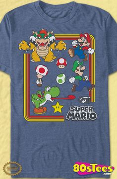 the super mario bros t - shirt