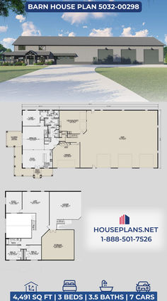 the floor plan for this house is shown in blue, and has two garages on each