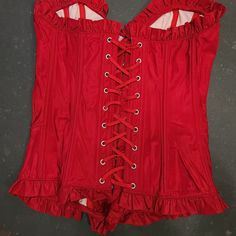 Sexy And In Great Condition. A Must-Have. Red Corset, Thigh High Stockings, Agent Provocateur, Thigh High, Thigh Highs, Women's Intimates, Must Haves, Stockings, Product Description