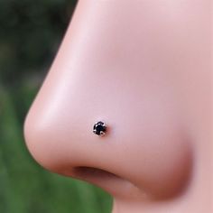 Black Nose Rings, Black Nose Piercing, Black Nose Ring, High Nostril Piercing, Cute Nose Rings, Soul Aesthetic, Stud Nose Ring, Cute Nose, Rings Cute