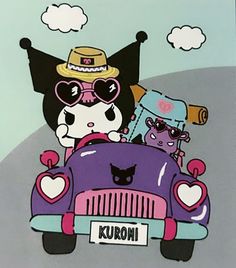 an image of a cat driving a car with a dog in the back and hat on