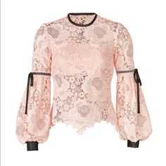 Great Condition Running Tops, Pink Lace, Pink Black, Lace Top, Black Pink, Top Blouse, Blouses, Womens Tops, Lace