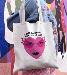 Handpainted Tote Bags, Get Angry, Diy Bag Designs