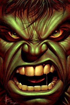 an image of the hulk face on twitter