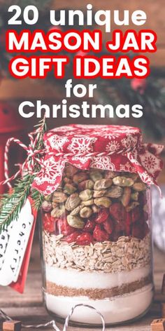 mason jar gift ideas for christmas