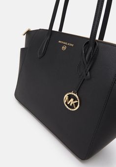 MICHAEL Michael Kors MARILYN TOTE - Torbica - black Black Handbags For School, Clear Backpacks, Longchamp Bag, Mk Bags, Handbag Black, Tote Handbag