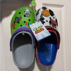 Toy Story Shoes, Crocs Green, Custom Shoes Diy