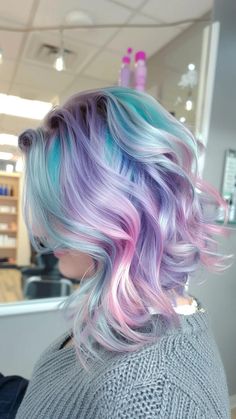 Get ready to indulge your sweet tooth and satisfy your craving for stunning hair with these 32 dreamy cotton candy hairstyles. These delectable looks feature soft, pastel hues that blend seamlessly, creating a mesmerizing effect Cotton Candy Pink Highlights In Brown Hair, Pastel Colors Hair, Ethereal Hairstyles, Pastel Hair Colors, Cotton Candy Pink Hair, Mermaid Hair Color