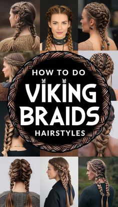 Unleash your inner warrior with stunning Viking braids! This collection of step-by-step guides and inspiration will teach you how to create fierce and intricate Viking braid hairstyles, perfect for adding a bold, edgy touch to your look. From classic side braids to intricate patterns, discover how to achieve this ancient yet timeless style. Viking Braid Hairstyles, Viking Braids Hairstyles, Braids Hairstyles Tutorials, Intricate Hairstyles, Side Braids, Viking Braids, Symbol Of Strength, Viking Hair, Beautiful Braided Hair