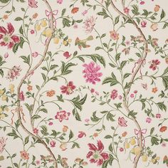 a wallpaper with flowers and vines on it