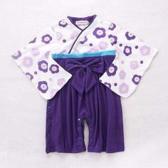 Girl's Clothing Sky Blue / 24M cherry blossom kimono suit Cherry Blossom Kimono, Kimono Suit, Kimono Costume, Purple Kimono, Costume Jumpsuit, Pajama Costume, Kimono Outfit, Nyan Cat